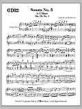 Sonata No. 5 In C Minor, Op. 10, No. 1