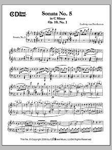 Sonata No. 5 In C Minor, Op. 10, No. 1 