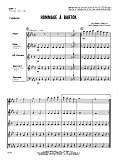 Hommage A Bartok - Full Score