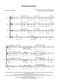 Summertime (arr. Keely Hodgson)