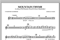 Mountain Thyme - Eb Baritone Saxophone