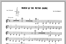 March Of The Metro Gnome - Violin 2 
