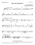 Have You Not Known? - Bb Trumpet 1,2