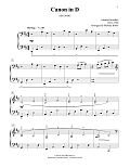 Canon In D (arr. Melody Bober)