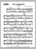 Bagatelles (11), Op. 119