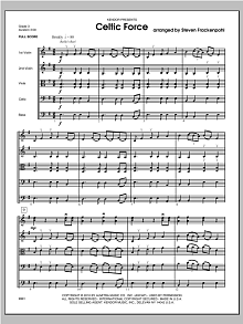 Celtic Force - Full Score 
