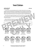 Time Certain - Guitar Chord Chart
