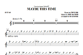 Maybe This Time - Guitar
