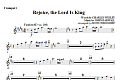 Rejoice, The Lord Is King - Trumpet 1