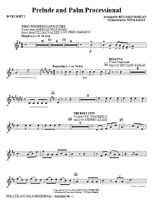 Prelude And Palm Processional - Bb Trumpet 2 