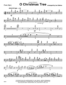 O Christmas Tree - Flute 