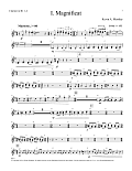 Magnificat - Clarinet 1 & 2