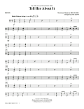 Tell Her About It (arr. Jack Zaino) - Drums
