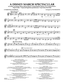 A Disney March Spectacular - Eb Baritone Saxophone 