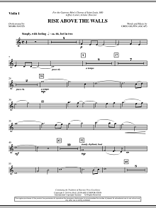 Rise Above The Walls - Violin 1 