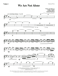 We Are Not Alone - Violin 1