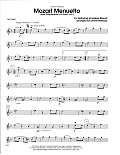 Mozart Menuetto (from String Quartet in D Minor, K421) (arr. Lennie Niehaus) - 1st Violin