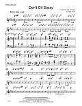 Don't Git Sassy - Piano/Guitar
