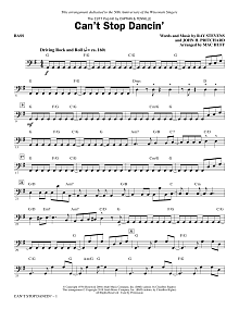 Can't Stop Dancin' - Bass 