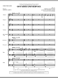 Of Faith And Service - Score