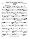 Four Songs for Strings - Viola