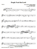 People Need The Lord - Violin 2
