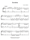 Piano Sonatina In G Major (First Movement Theme)