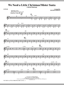 We Need a Little Christmas / Mister Santa - Guitar 