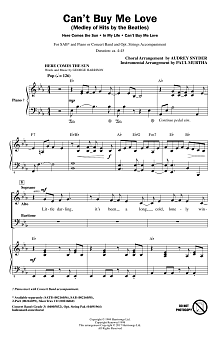 Can't Buy Me Love (Medley of Hits by The Beatles) (arr. Audrey Snyder) 