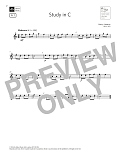 Study in C (Grade 1 List A1 from the ABRSM Saxophone syllabus from 2022)
