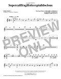Supercalifragilisticexpialidocious (from Mary Poppins) (arr. John Leavitt) - Percussion 1