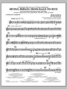 Irving Berlin: From Rags To Ritz - Eb Baritone Saxophone 