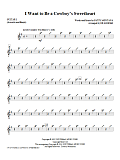 I Want to Be a Cowboy's Sweetheart - Guitar 1