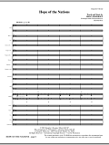 Hope Of The Nations - Full Score
