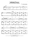 Sabbath Prayer