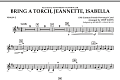 Bring a Torch, Jeannette, Isabella - Violin 2