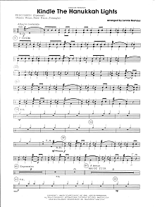 Kindle The Hanukkah Lights - Percussion 