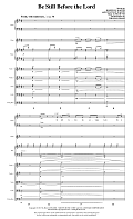 Be Still Before the Lord - Full Score
