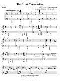 The Great Commission - Piano