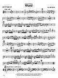 Word - 2nd Bb Tenor Saxophone
