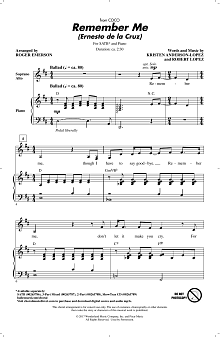 Remember Me (Ernesto de la Cruz) (from Coco) (arr. Roger Emerson) 