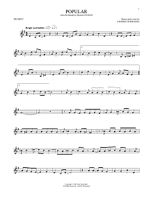 Popular (from Wicked) 