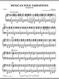 Mexican Folk Variations - Piano