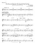 The Heavens Opened; The Angels Filled the Sky - Horn 2 in F