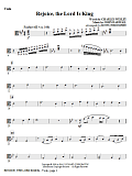 Rejoice, The Lord Is King - Viola