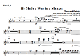 He Made A Way In A Manger - Flute 1,2