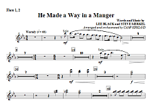 He Made A Way In A Manger - Flute 1,2 