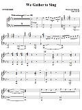 We Gather To Sing - Synthesizer