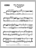 Variations (5) on "Rule Britannia", WoO 79
