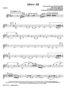 Above All - Violin 2 
